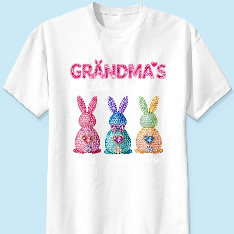 Grandma's Little Bunnies Easter - Personalized Shirt - Sentimental Gift for Grandma - Image 18