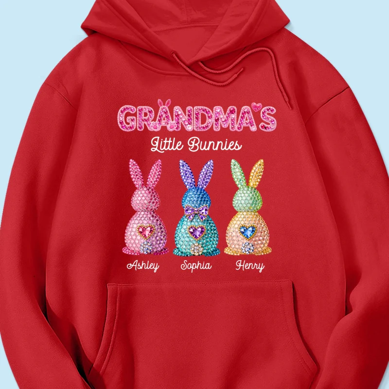 Grandma's Little Bunnies Easter - Personalized Shirt - Sentimental Gift for Grandma - Image 47