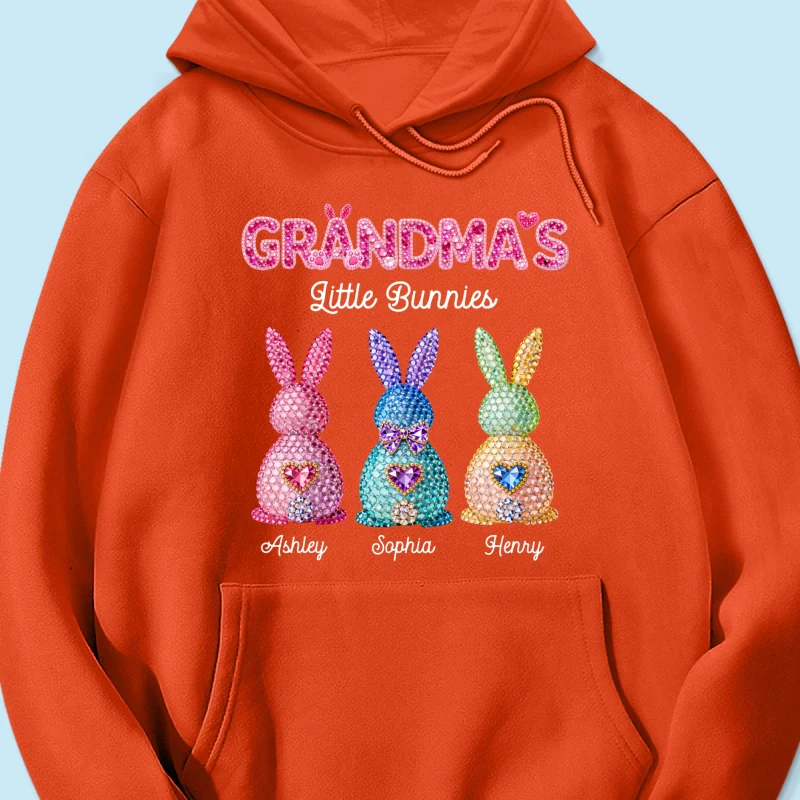Grandma's Little Bunnies Easter - Personalized Shirt - Sentimental Gift for Grandma - Image 48