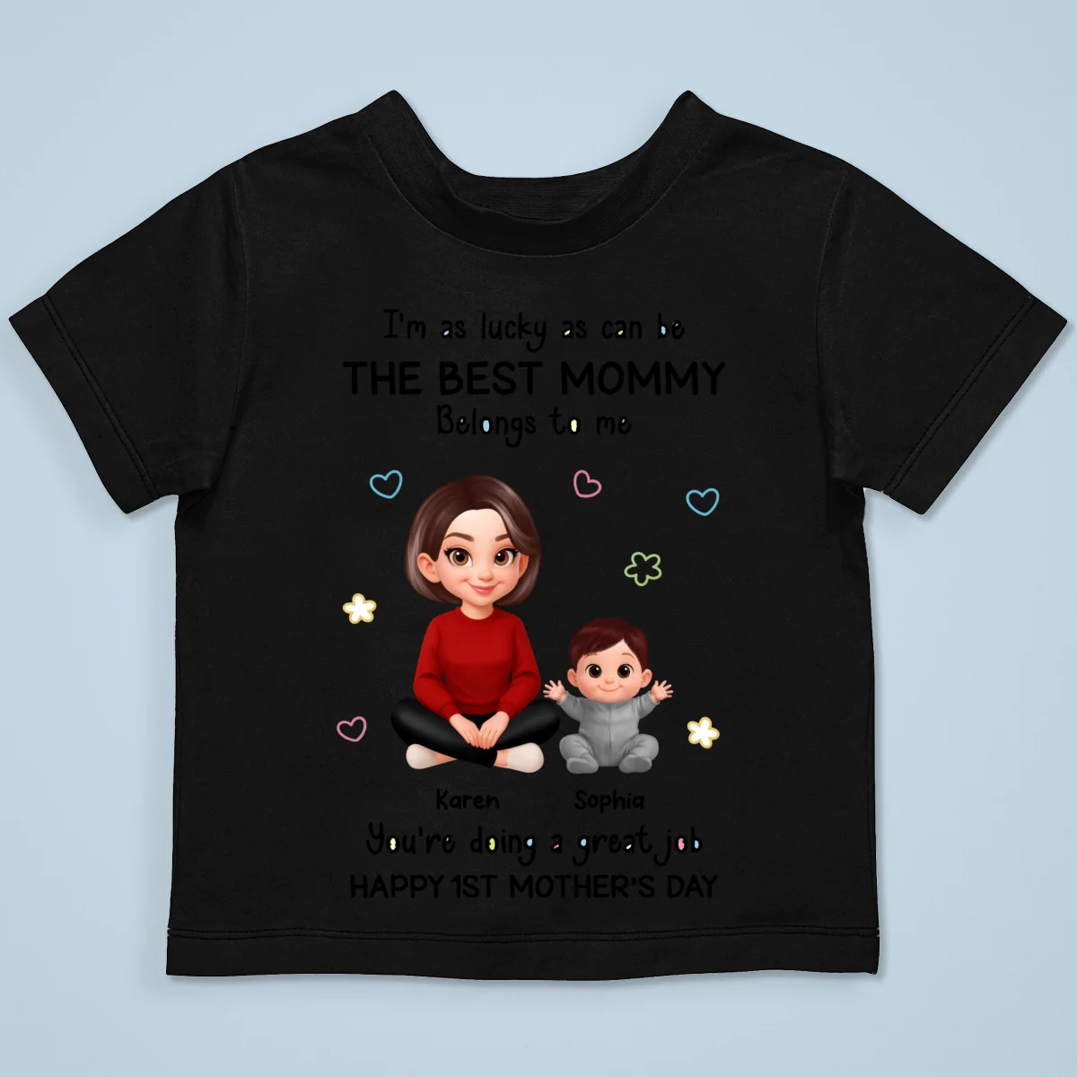 I Am Lucky As Can Be The Best Mommy - Personalized Baby Onesie - First Mother's Day Baby Gift - Image 27